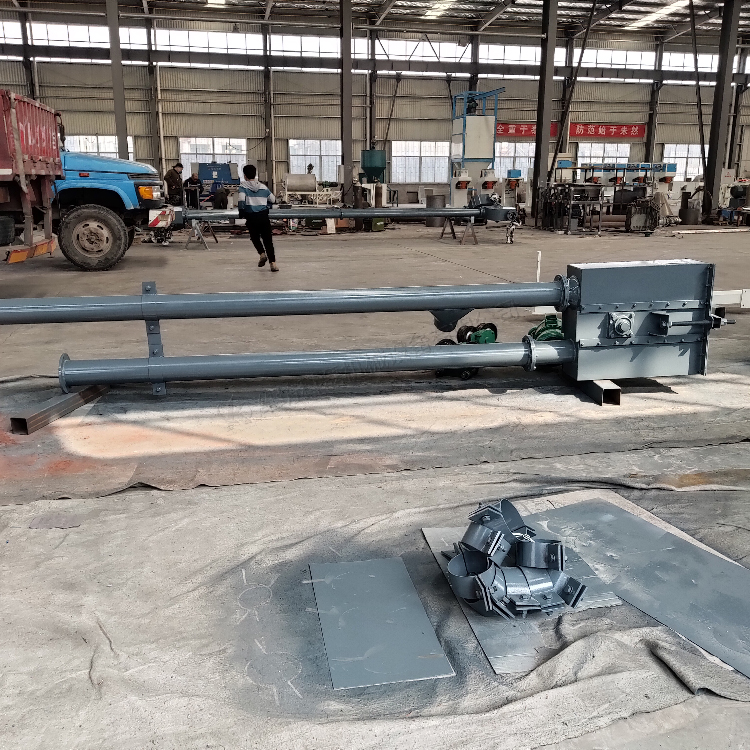 碳酸氫銨密閉管鏈輸送之路，無塵密封輸送設(shè)備，科磊碳酸氫銨管鏈輸送機(jī) 第1張